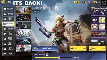 Trying Some Luck on Each Meom Strongbox CODM | Urban Tracker - Each Meom COD MOBILE 