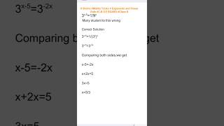 #Shorts #Maths Tricks #Exponent and Power Rule #C.B.S.E #Class 8#PCM GURU 678
