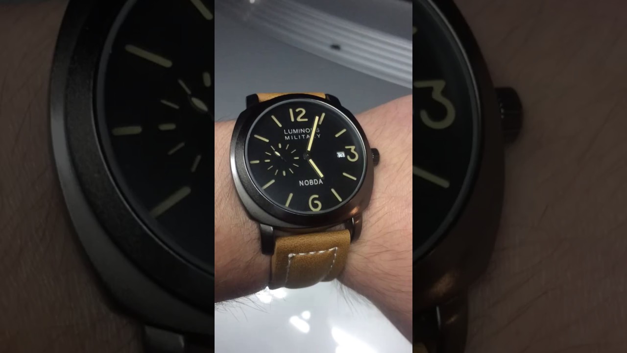 NOBDA military luminous watch short video
