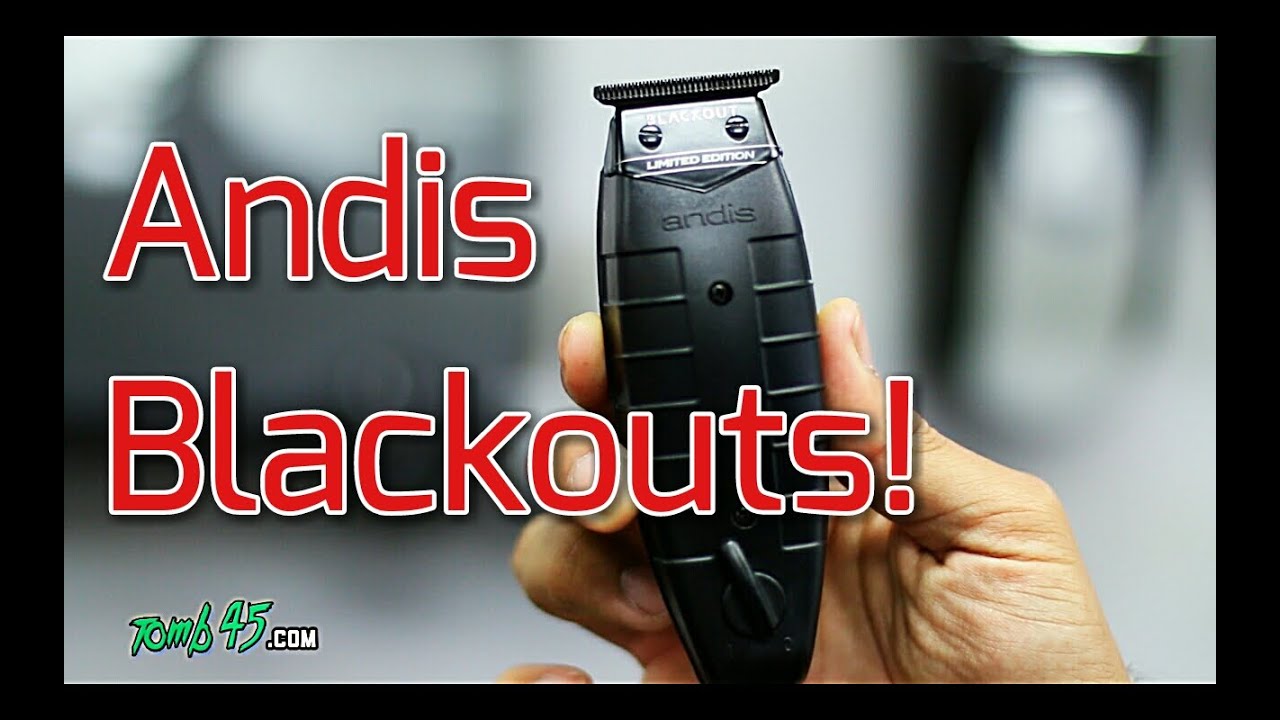 Andis BLACKOUT T-Outliners Trimmers Review! - YouTube