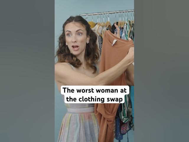 Who invited her? 👗🧤👙