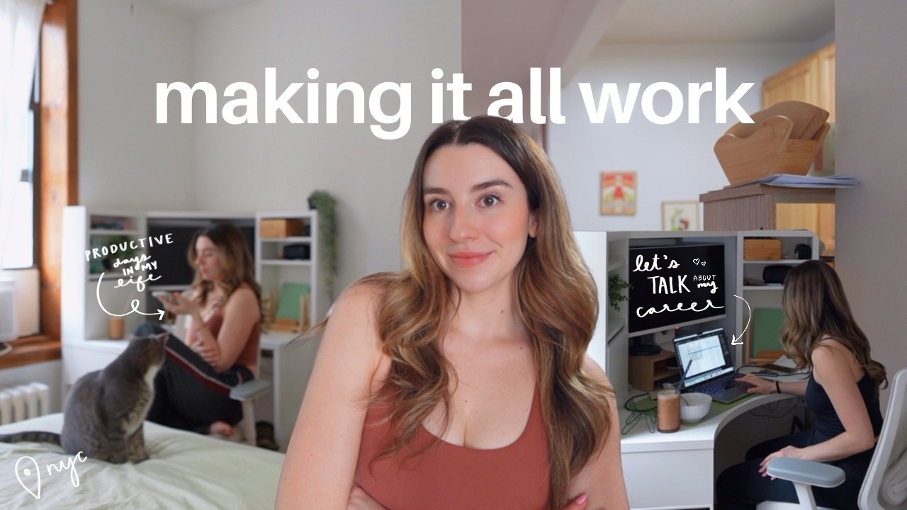 life is getting busier lately ☕✨ productive days in nyc & chats about my career