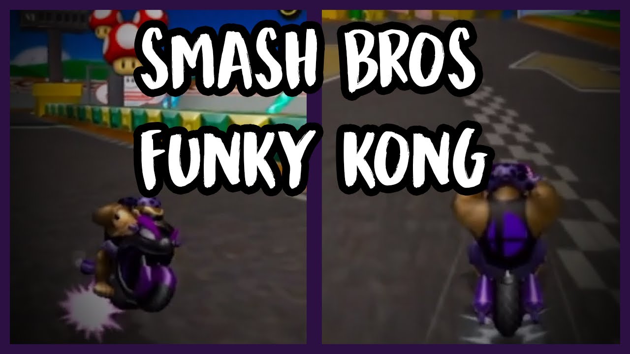 [MKWII] Funky texture 🟣 Purple Smash Bros Kong - YouTube