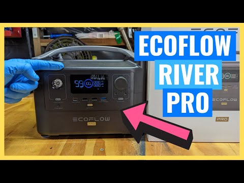 Портативна електростанція EcoFlow RIVER Pro (+ сумка 600Вт 720Втг), видео 1