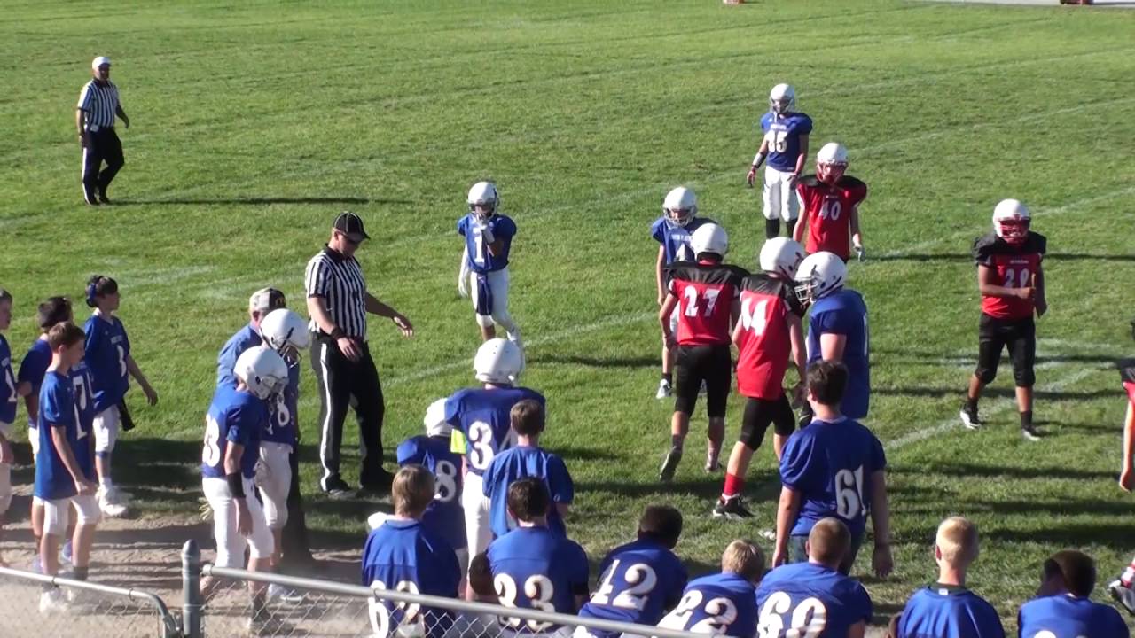 North Platte vs McCook 8th grade football Sept 27, 2016 YouTube
