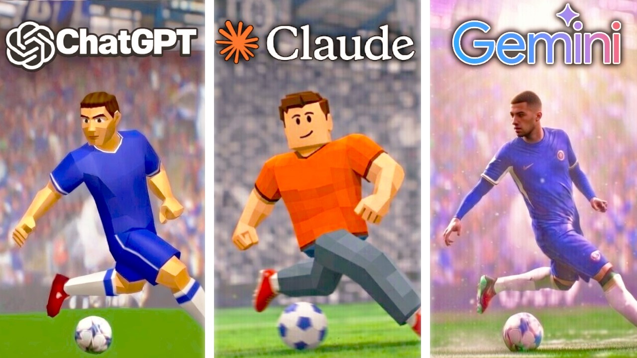 ChatGPT vs Claude vs Gemini Make Fifa 26 From Scratch