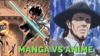 Levi vs Policía Militar  [Anime vs Manga a color] - Shingeki no Kyojin temporada 3 capitulo 2