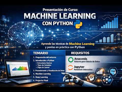 Presentación Curso de Machine Learning con Python 2026 🤖 | De Cero a Proyecto Final