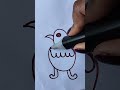 #bird drawing #shortvideo #youtubeshorts #drawingtutorials #easylearning #ytviral #easydrawing #yt