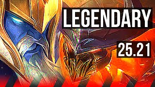 PANTHEON vs MORDEKAISER (TOP) | 6 solo kills, Legendary | EUW Master | 25.21