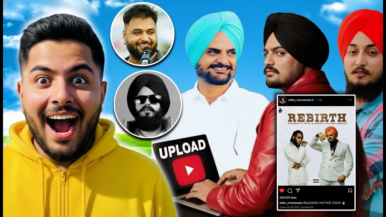 Sidhu Moose Wala New Song Upload Rebirth Surprise Wazir Patar Cheema Y Simpson Gulab Sidhu Reaction