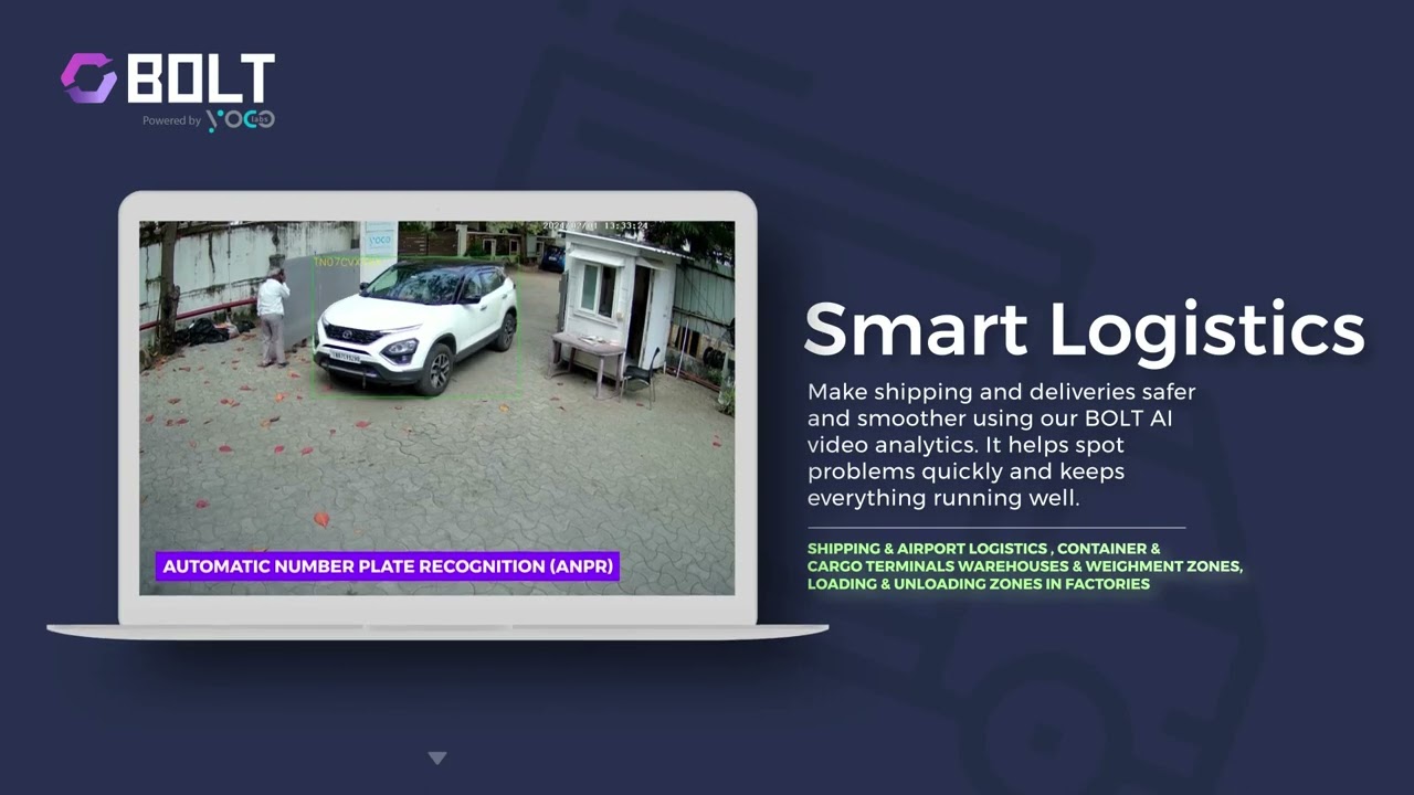 BOLT-Intelligent Video Analytics -Smart Logistics 
