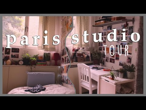 Paris Studio Apartment Tour 2021: how i found my chambre de bonne and decorated it