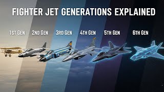 Every fighter Jet Generation explained : First to Sixth generation
