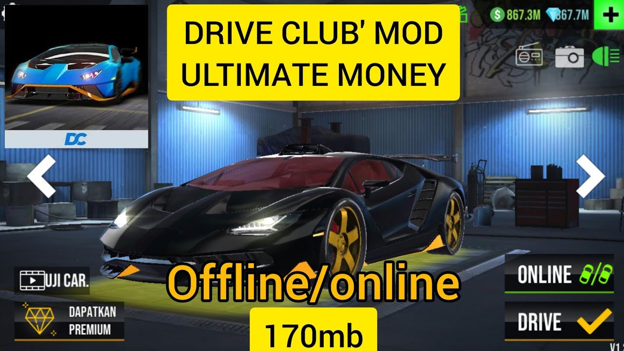 DRIVE CLUB MOD APK YouTube