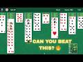 I Tried Beating Spider Solitaire HARD Mode It Got 
