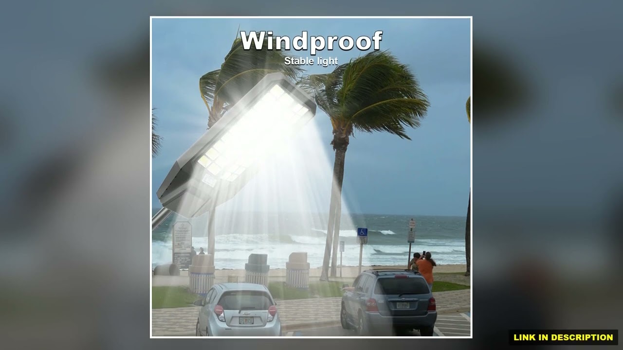 8000W Outdoor Solar Street Light High Brightness with Motion Sensor and Remote Control Waterproof