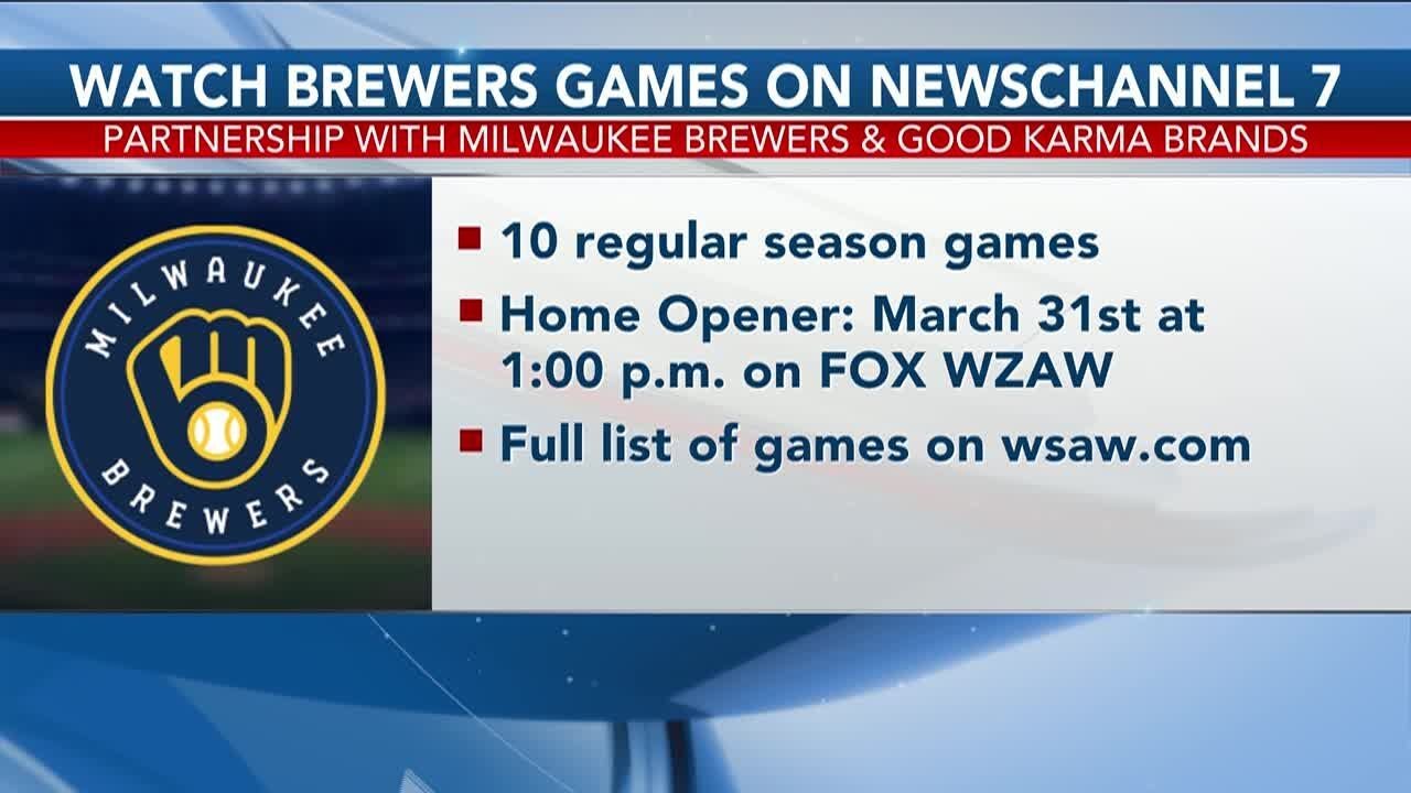 10 Milwaukee Brewers Games To Air Free Over The Air On WSAW Channels 
