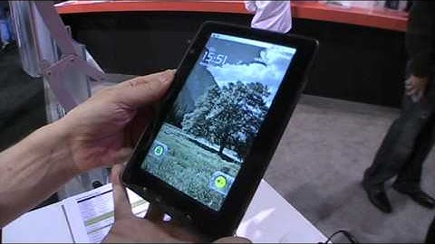 Viliv X7 Android tablet at CES 2011