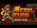 Metal slug x  all secrets speed run