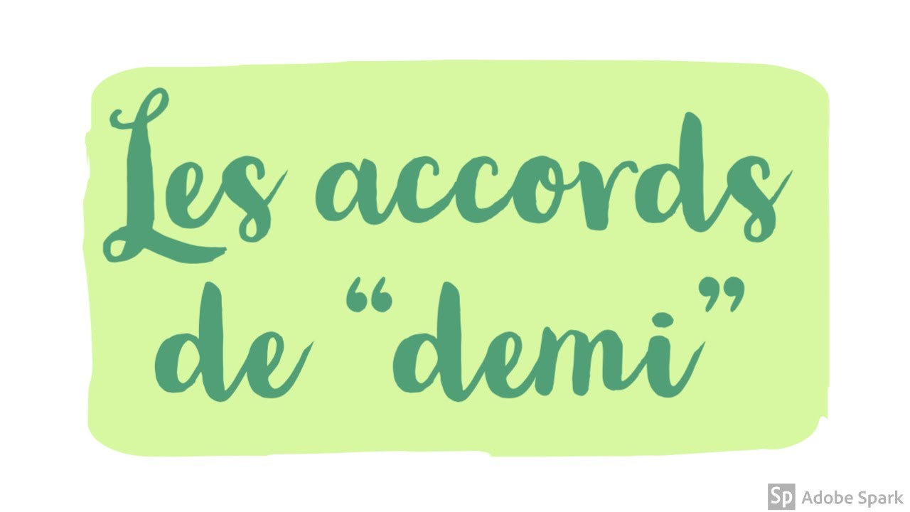 Les accords de 