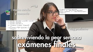 Sobreviviendo A La Peor Semana Del Año Finales De Ingeniería Vlog Productivo