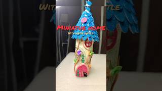 Best Out of Waste Fairy House Using Sprite Bottle ✨🏠 #youtubeshorts