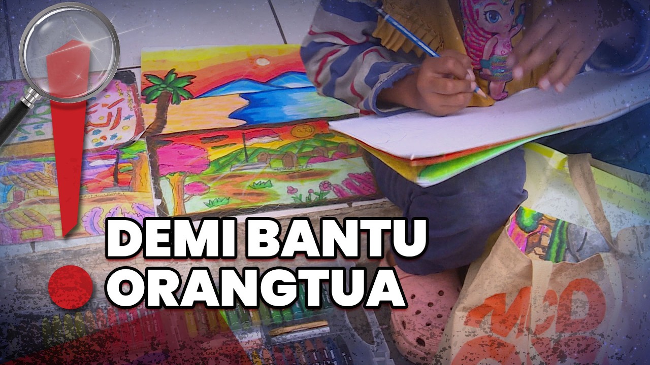 Kisah Bocah 10 Tahun Jual Karya Lukisan demi Bisa Beli Beras