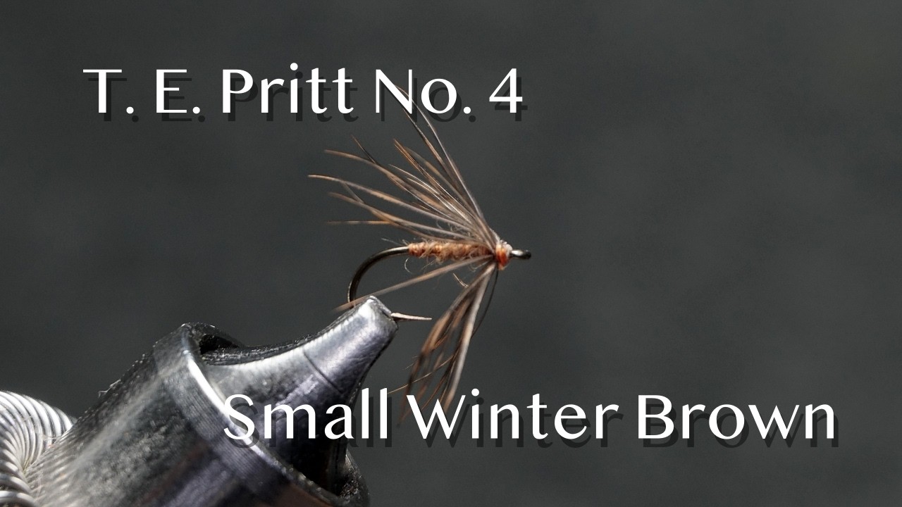 T. E. Pritt No. 4 - Small March Brown North County Spider fly pattern
