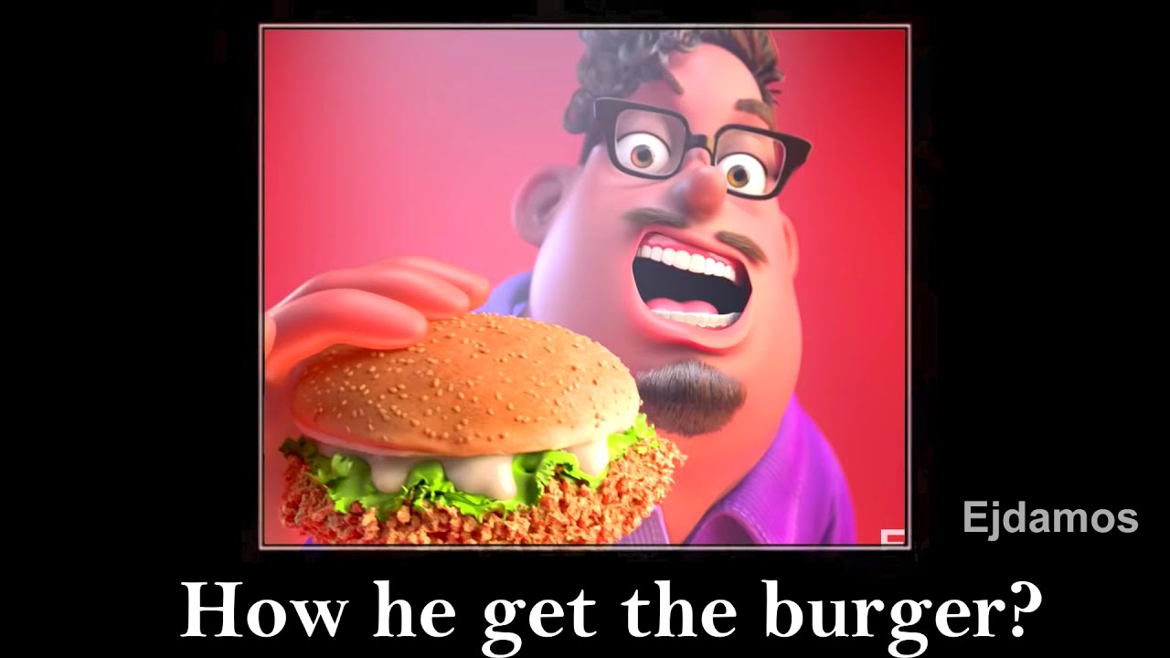 Grubhub Commercial But how he get Burger🍔