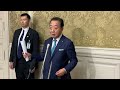2024年10月4日　野田代表ぶら下がり（石破内閣総理大臣の所信表明に対する受け止め）