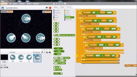 Scratch 3.0 ile Taş Kağıt Makas Oyunu