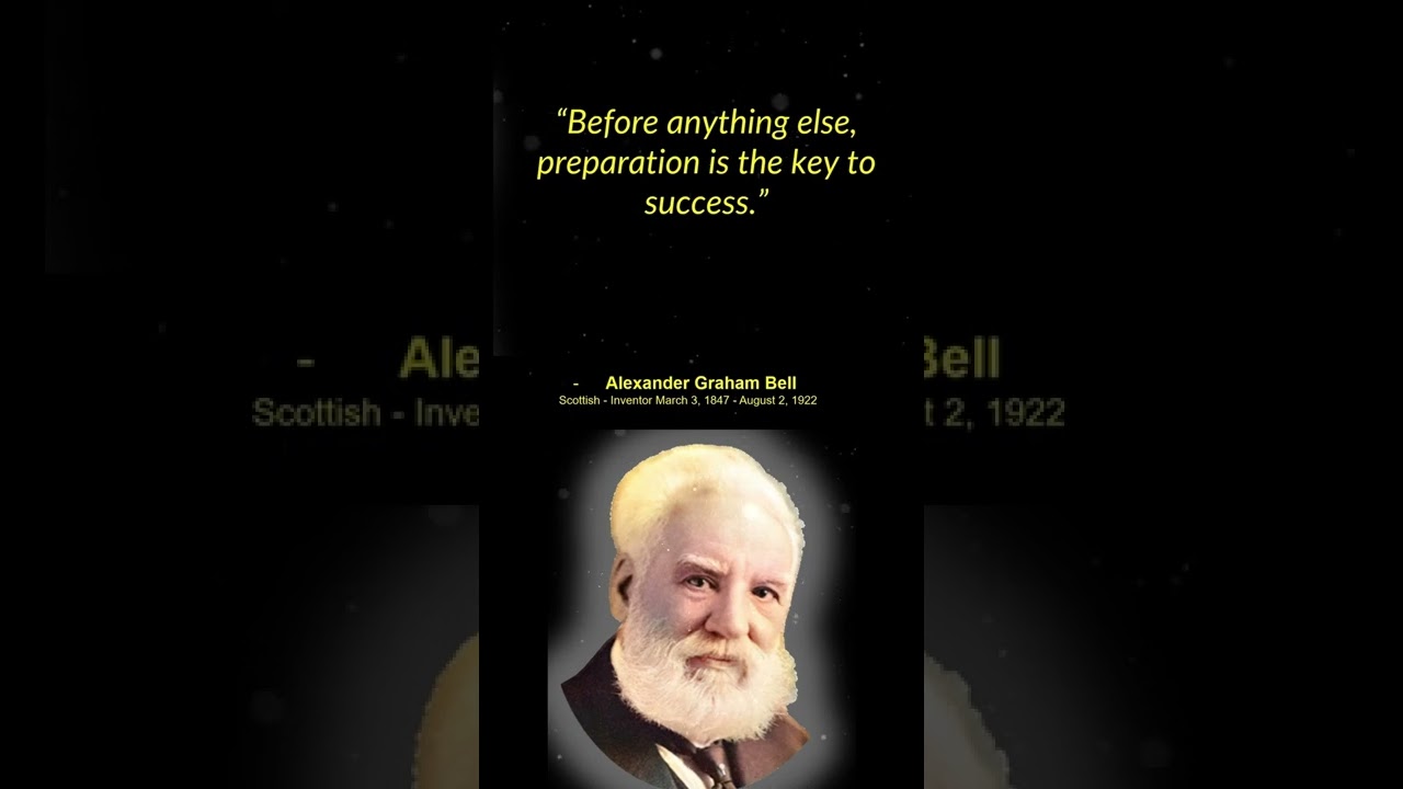 Top 13 Alexander Graham Bell Quotes | Inspirational and Motivational Quotes Life Telephone Inventor