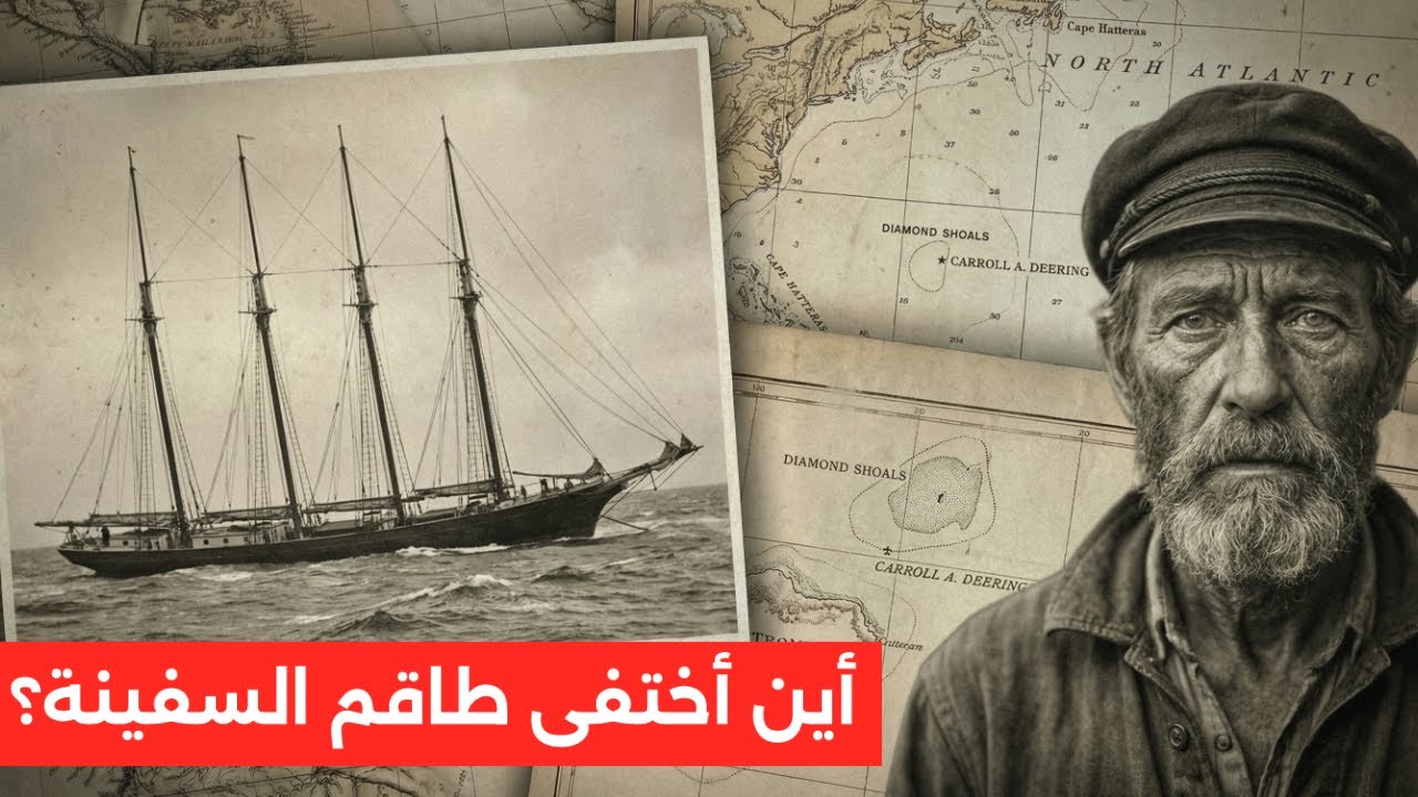 اختفى طاقمها في عرض المحيط وبقيت السفينة تجوب وحدها | لغز كارول ديرينغ المرعب