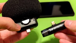 Zoom AM7 vs. Saramonic vs, Google Pixel 6 Pro - USB-C Review Comparison Phone Stereo Microphone
