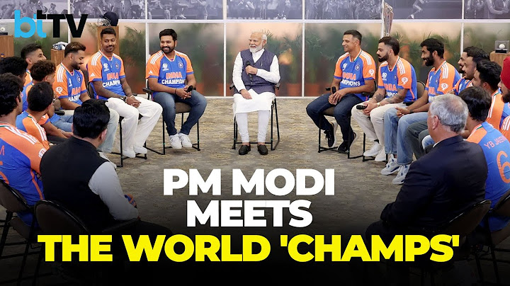 Live | Prime Minister Narendra Modi lauds T20 World Cup-winning Team India upon meeting