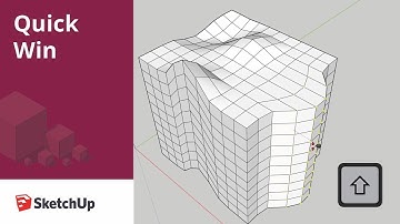 How to move surfaces horizontally with the Smoove tool in SketchUp - Quick Win