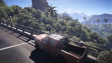 HOW BIG IS THE MAP in Ghost Recon Wildlands? Drive Across the Map