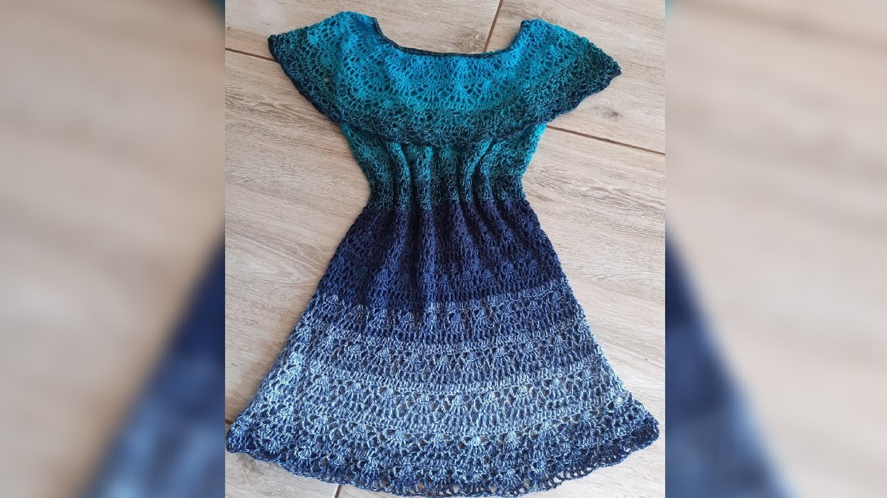 vestido ciganinha em croche