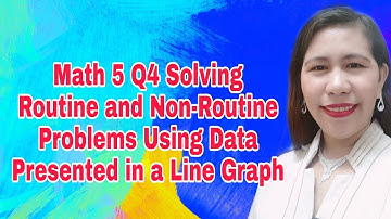 Math 5 Q4 Solving Routine and Non-Routine Problems Using Data Presented in a Line Graph