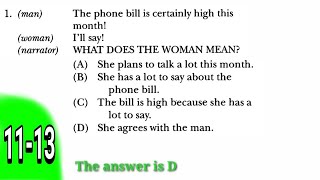 Latihan Tes TOEFL - Listening | #11-13 Listen for Expressions of Agreement, Uncertainty, Emphatic