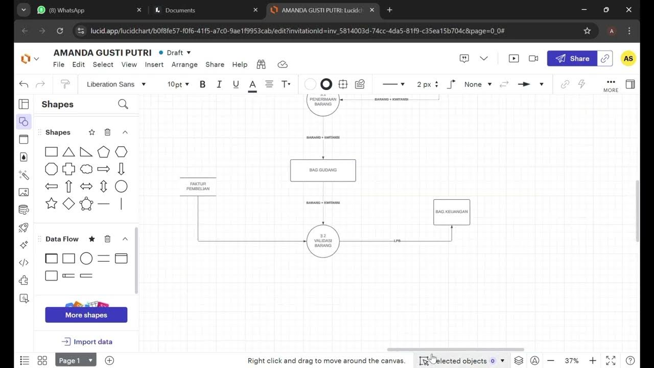 TUTORIAL MEMBUAT DATA FLOW DIAGRAM MENGGUNAKAN LUCIDCHART - YouTube
