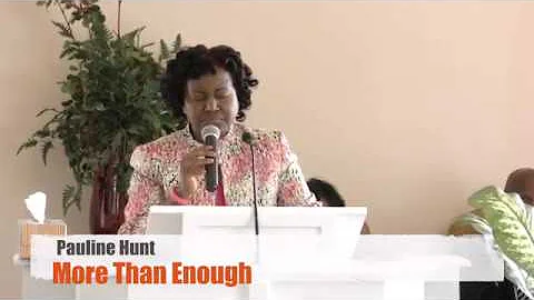 More Than Enough - Pauline Hunt