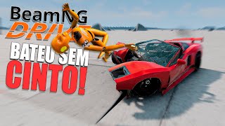 Bateu a 300kmh sem cinto de segurança no Beamng Drive