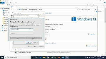 How to join a PC in domain with Windows 10 operating system? [Hindi]