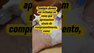 QUAIS VEIAS DEVEM SER EVITADAS NA PUNÇÃO VENOSA? #concurso #concurseiraativa #shortvideo