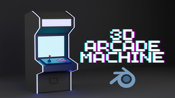 3D Arcade Machine in Blender | Beginner Friendly Step-by-Step Tutorial
