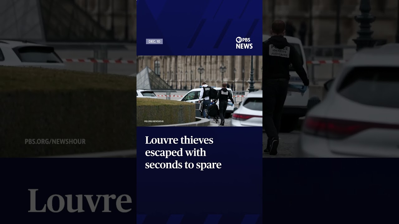 Louvre thieves escaped with seconds to spare