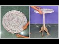 DIY Newspaper Furniture | Creative Best Out of Waste Table ♻️