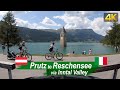 Driving from Prutz Austria to the Submerged Church Tower in the Reschensee Italy